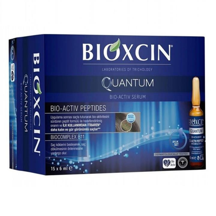 سرم ضد ریزش بیوکسین کوانتوم BIOXCIN QUANTOM مناسب تمام موها حجم ۶ میل