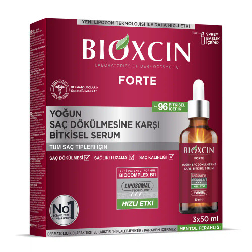 سرم ضد ریزش مو بیوکسینbioxcin سری فورت حجم 3*150 میلی لیتر