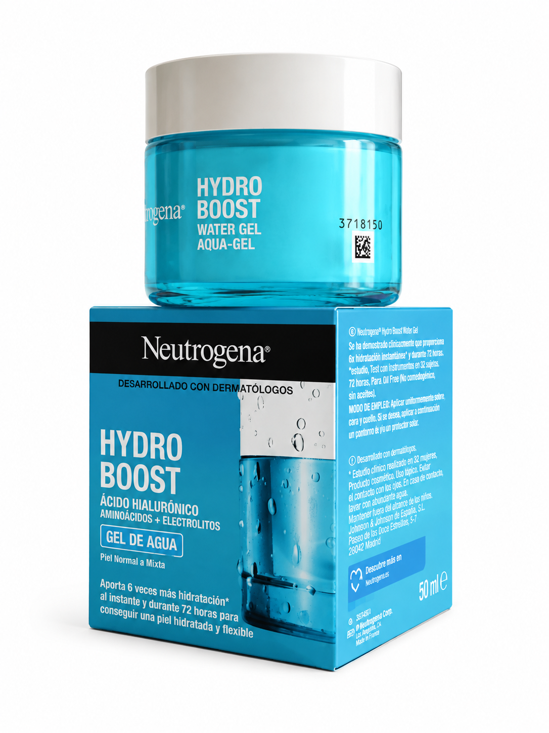 ژل آبرسان نوتروژینا Hydro Boost Water Gel حجم 50 میل