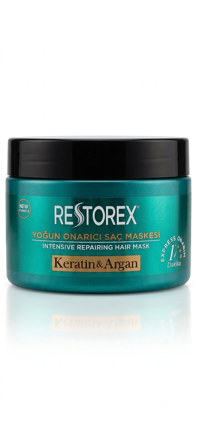 ماسک موی ترمیم‌کننده فشرده رستورکس Restorex (حاوی کراتین و روغن آرگان)
