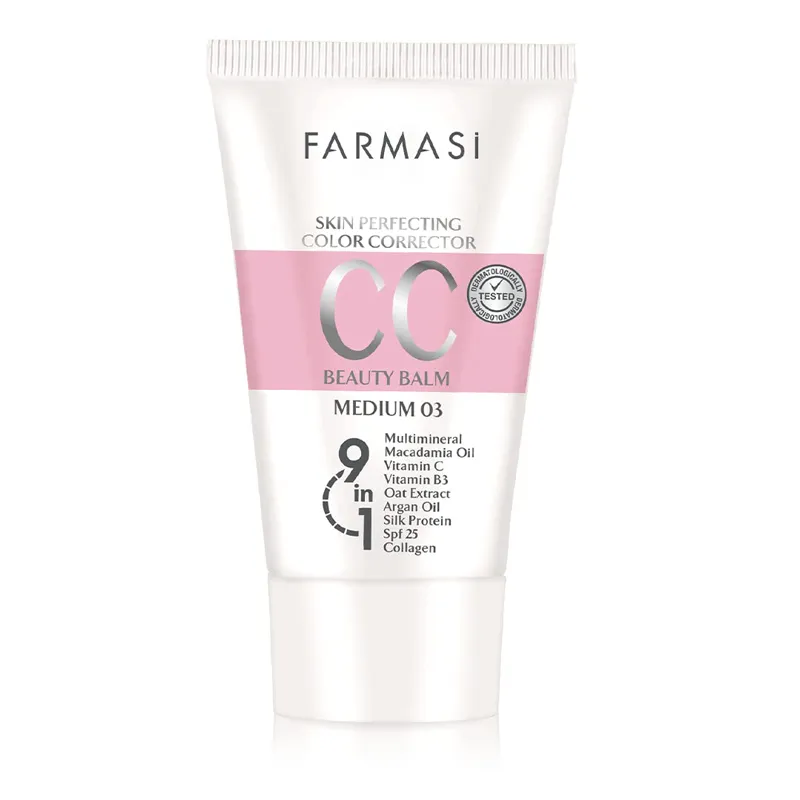 سی‌سی کرم فارماسی Farmasi CC Beauty Balm Medium 03