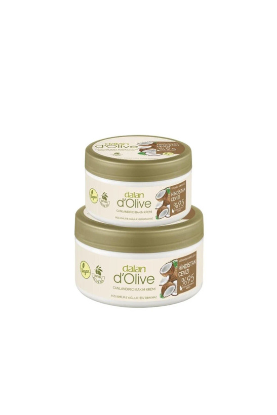 کرم مراقبت از پوست و بدن دالان Dalan d’Olive حاوی روغن نارگیل حجم 250+150 میل