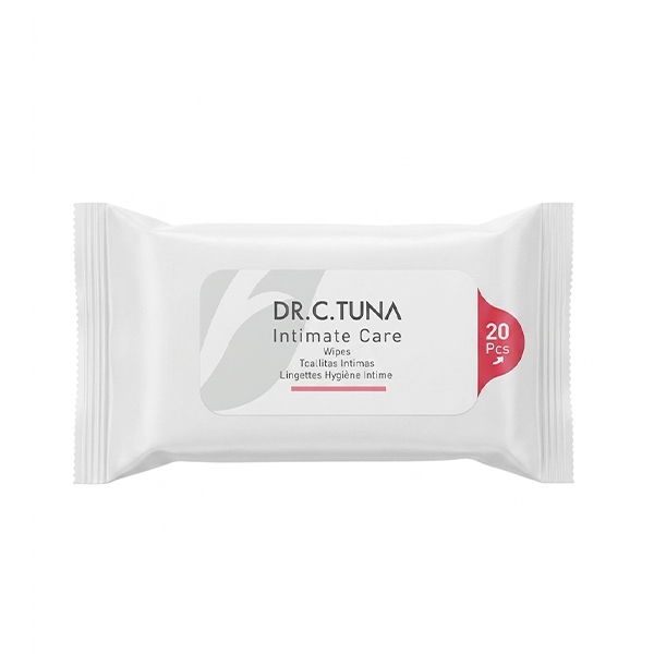 دستمال مرطوب بهداشت بانوان Dr. C. Tuna Intimate Care فارماسی – ۲۰ عدد