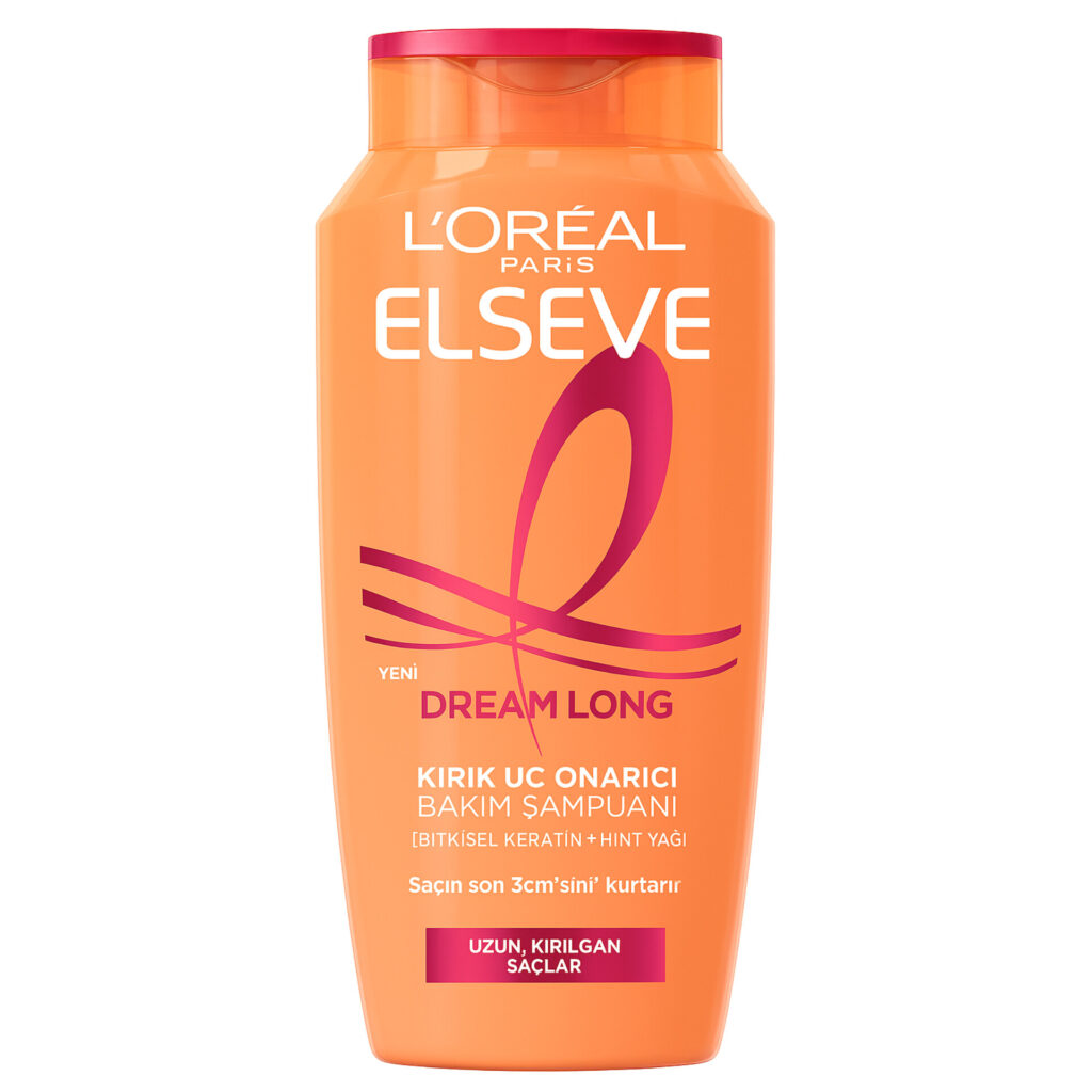 شامپو لورال LOREAL تقویت کننده و ترمیم کننده موهای بلند  حجم 300 میل