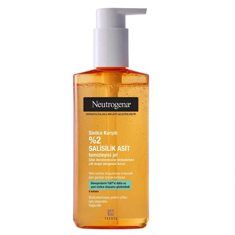 ژل شستشوی صورت ضدجوش و آکنه نوتروژینا Neutrogena حجم 200 میل