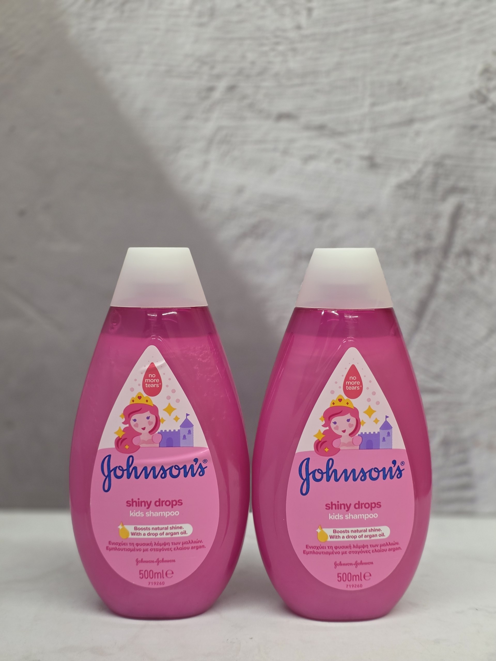 شامپو بچه جانسون johnsons رنگ صورتی حجم 500 میل