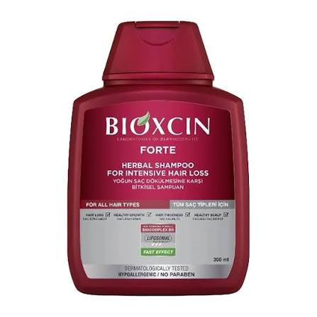 شامپو ضد ریزش تخصصی فورتForte (قرمز) بیوکسین bioxcin حجم 300 میل