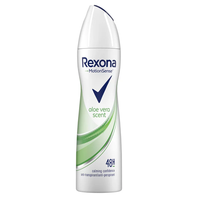 اسپری ضد تعریق زنانه رکسونا Rexona اصل ایتالیامدل aloe vera scent حجم 200 میل