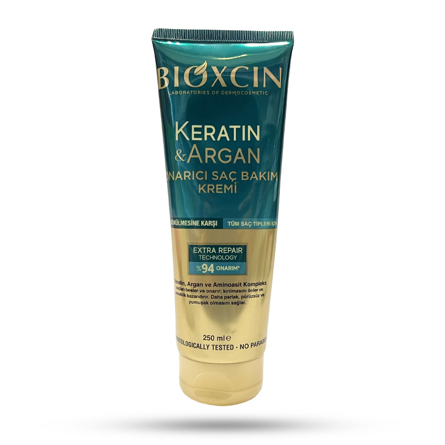 ماسک مو کراتین و آرگان بیوکسین bioxcin حجم 250 میل