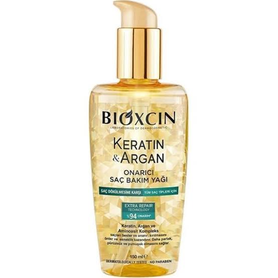 روغن آرگان و کراتین بیوکسین bioxcin  حجم 150میل