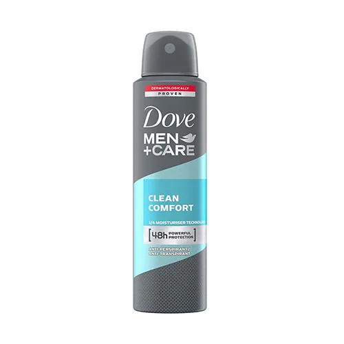 اسپری ضد تعریق مردانه  داو dove مدل clean comfort حجم 250 میل